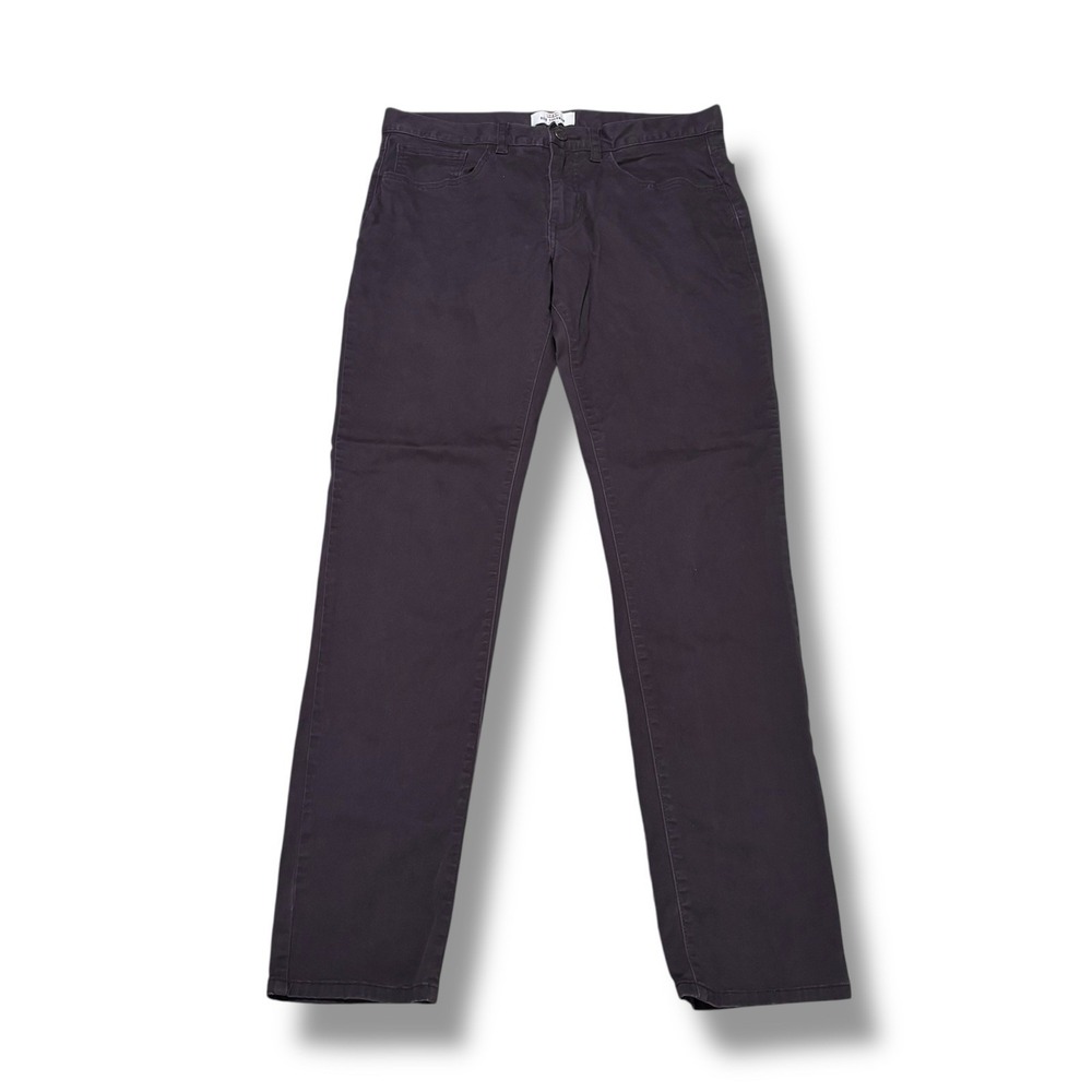 Ben Sherman Men's Stretch Skinny Fit‎ Pants Dark Red Size 32 x 31